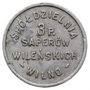 1 złoty Spółdzielni 3 Pułku Saperów, aluminium, Bartosz...