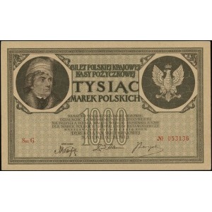 1.000 marek polskich 17.05.1919, znak wodny “plaster mi...
