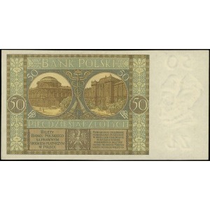 50 złotych 28.08.1925, seria W, numeracja 0690103, Luco...