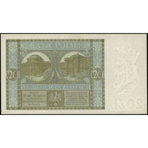 20 złotych 1.09.1929, seria DN, numeracja 0982011, Luco...