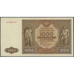 1.000 złotych 15.01.1946, seria P, numeracja 8521757, L...