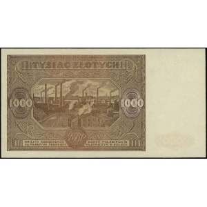 1.000 złotych 15.01.1946, seria P, numeracja 8521757, L...