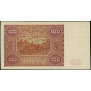 100 złotych 15.05.1946, seria M, numeracja 5273453, Luc...