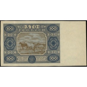 100 złotych 1.07.1948 według projektu emisji z 15.07.19...