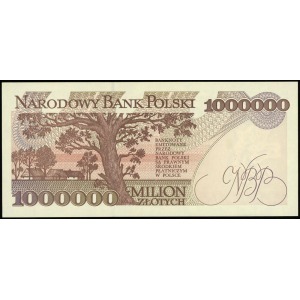 1.000.000 złotych 16.11.1993, seria M, numeracja 704754...