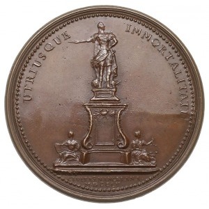 Stanisław Leszczyński - medal sygnowany A.M.SV. z 1755 ...