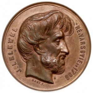 Joachim Lelewel - medal autorstwa Laurenta Harta (medal...