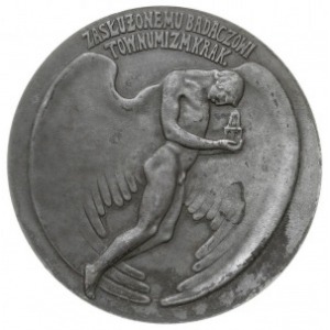 Seweryn Tymieniecki - medal autorstwa St. Popławskiego ...