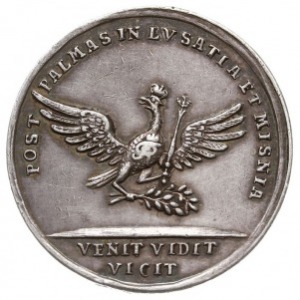 Fryderyk II - medal na zawarcie pokoju w Dreźnie 24.12....