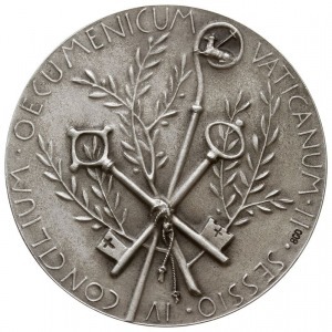 Paweł VI - medal niedatowany (1965) z okazji II Soboru ...