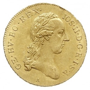 dukat 1787 A, Wiedeń, Fr. 439, Her. 29, złoto 3.50 g, m...