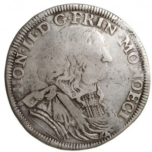 1/2 ecu (30 sols) 1660, Aw: Popiersie w prawo, HON II D...