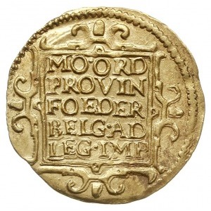 Holandia, dukat 1649, Purmer Ho13, Delm. 774, złoto 3.4...