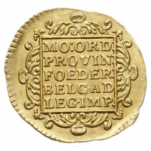 Utrecht, dukat 1742, Purmer Ut25, Delm. 965, złoto 3.45...
