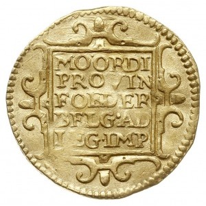 Zelandia, dukat 1597, Purmer Ze20, Delm. 883 (R), złoto...