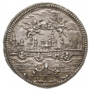 odbitka w srebrze dukata 1730 na 200-lecie Konfesji Aug...