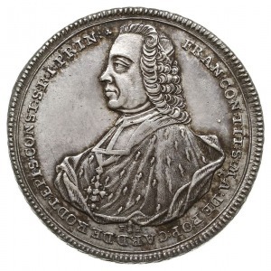 talar 1761, Augsburg, Aw: Popiersie biskupa w lewo, For...