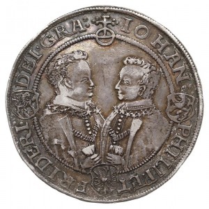 talar, 1608, Saalfeld, Aw: Popiersia Jana Filipa i Fryd...