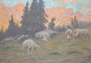 Zefir (Zefiryn) ĆWIKLIŃSKI, Wypas owiec, 1924