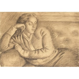 Jacek MIERZEJEWSKI, Portret dziewczyny, 1914