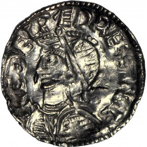 Anglia, Aethelred II 978-1016, Denar typu helmet