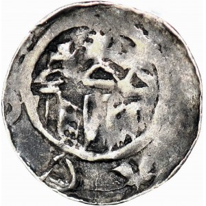 Władysław I Herman 1081-1102, Denar Kraków, pierwsza emisja, mała głowa