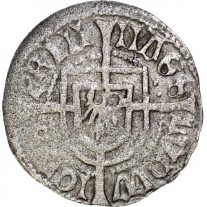 RR-, Teutonic Order, Ludwig von Erlichshausen 1450-1467, Sable, rose above shield