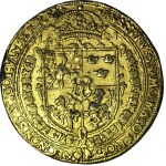 Zygmunt III Waza, Portugał - 10 dukatów 1621, Wilno, stara złocona kopia