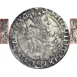 RR-, Sigismund III Vasa, Ort 1623, Bydgoszcz, COOKARDS, Krone ohne Karo mit Kreuzen, sehr selten