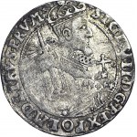 RR-, Zygmunt III Waza, Ort 1623, Bydgoszcz, KOKARDY, korona bez kratki z krzyżykami, b. rzadki