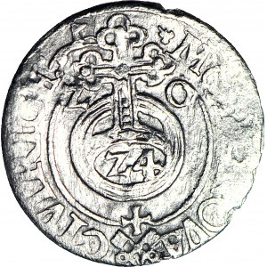 RR-, Sigismund III Vasa, Halbspur 1620, Riga, Schlüssel und Fuchs, R5