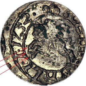RR-, John II Casimir, Vilnius 1652 Shelagh, five-legged Pogon