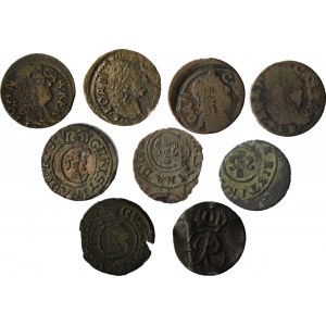 Set of shellacs 9 pieces