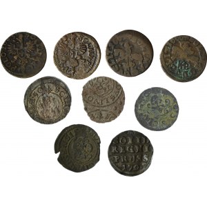 Set of shellacs 9 pieces
