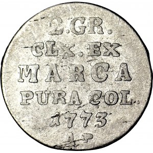 Stanislaw A. Poniatowski, Half Gold 1773 A.P.