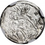 RR-, Louis Jagiellonian, Denarius 1524, Wroclaw, rare and beautiful