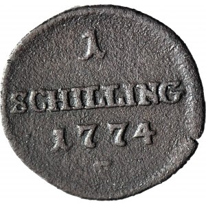 Zabór austriacki, Szeląg 1774, Smolnik, R2