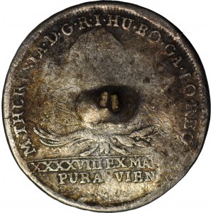R-, Zabór Austriacki, Księstwo Oświęcimsko-Zatorskie, dwuzłotówka (30 krajcarów) 1776, Wiedeń