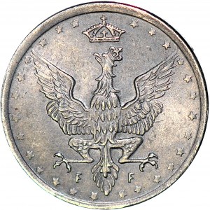 Kingdom of Poland, 5 fenig 1918 FF, mint.