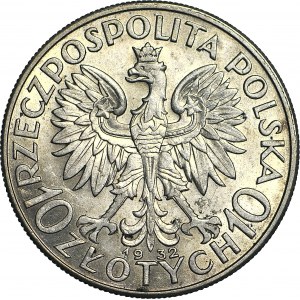 10 gold 1932, Head, London, minted