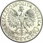 10 gold 1933, Traugutt, mint