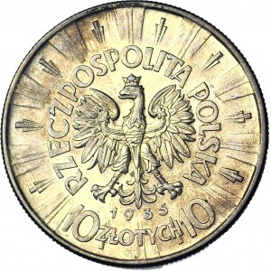 10 Zloty 1935, Piłsudski, Münzstätte