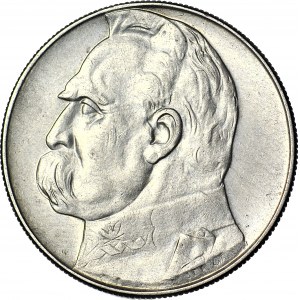10 Zloty 1936, Piłsudski, sehr schön