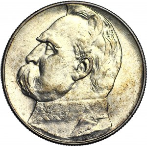 10 gold 1936, Pilsudski, beautiful