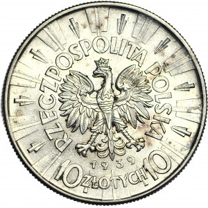 10 Zloty 1939, Piłsudski, Münzstätte