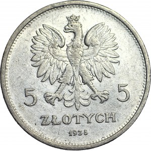 5 gold 1928 Nike, with sign, Warsaw, beautiful