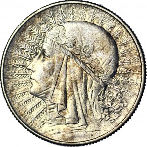 5 gold 1934, Head, minted