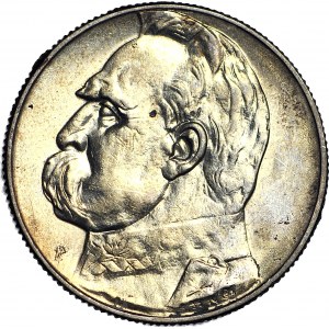 5 gold 1936, Pilsudski, beautiful