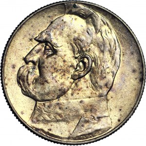5 gold 1936, Pilsudski, beautiful