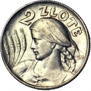 2 zlaté 1925, Harvester, post-data tečka, Londýn, cca mincovna